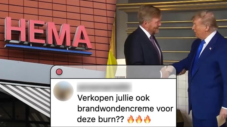 Hema helpt koninklijke familie de schade te beperken na 'logeerpartij' Trump